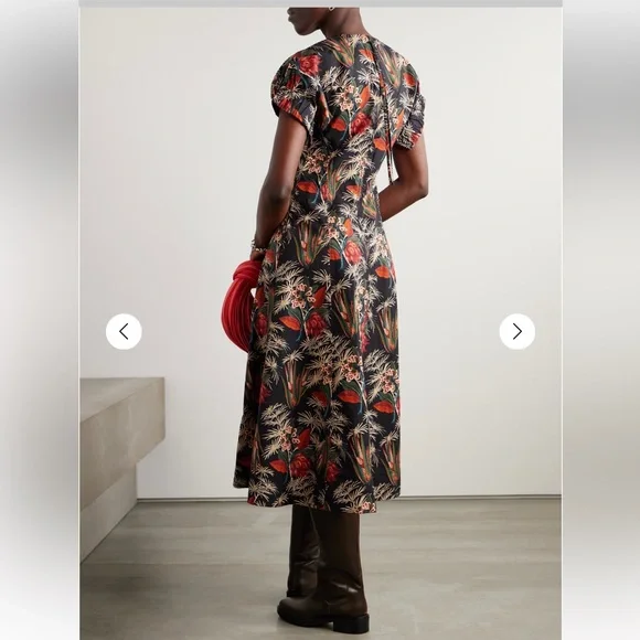 Ulla Johnson Midi Dress 6 - Picture 6 of 7